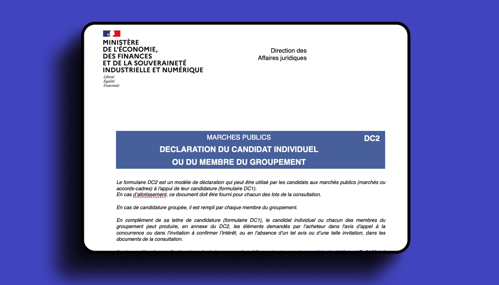 Tutorial : Comment compléter un formulaire DC2 – 1% artistique